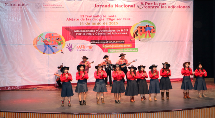Asisten más de mil estudiantes a Jornada por la Paz y contra las Adicciones