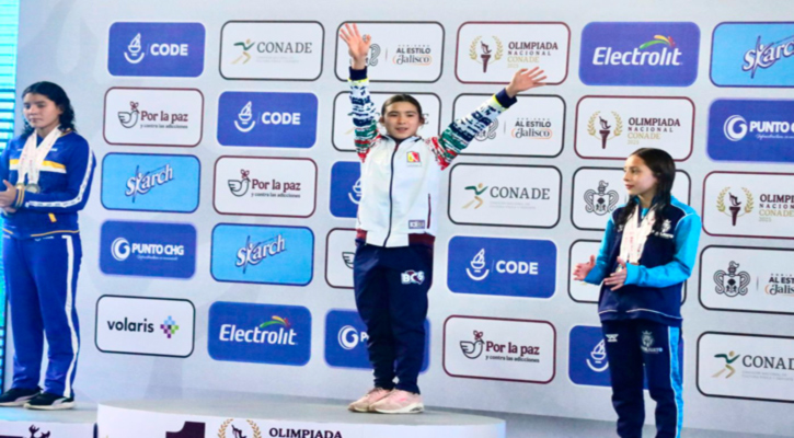 Conquista oro Hikari Gutiérrez en la Olimpiada Nacional 20205