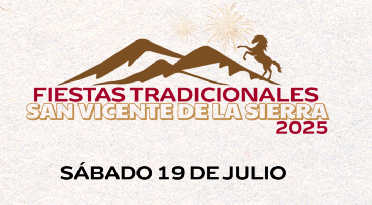 Anuncian programa de actividades para las Fiestas Tradicionales San Vicente de la Sierra 2025