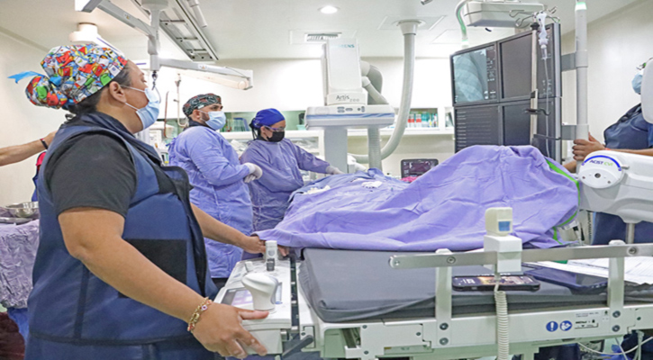 Realizan cateterismos pediátricos en la nueva unidad de hemodinamia del hospital Salvatierra