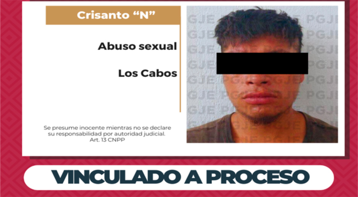 Vinculado a proceso por abuso sexual en SJC