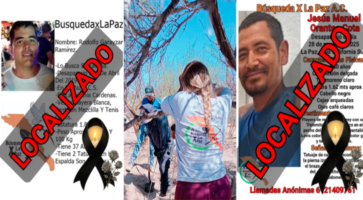 Entregan a familiares restos humanos encontrados en fosas clandestinas de La Paz