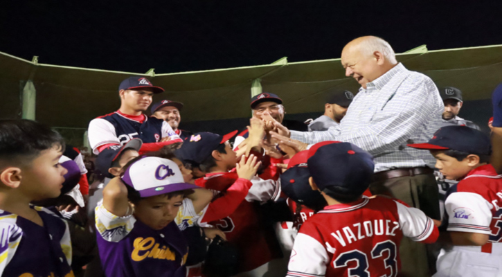 Inauguró Víctor Castro el Campeonato Nacional de Beisbol categoría Pre-Iniciación