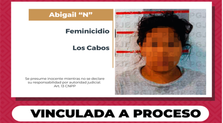Vinculada a proceso contra imputada por feminicidio en SJC