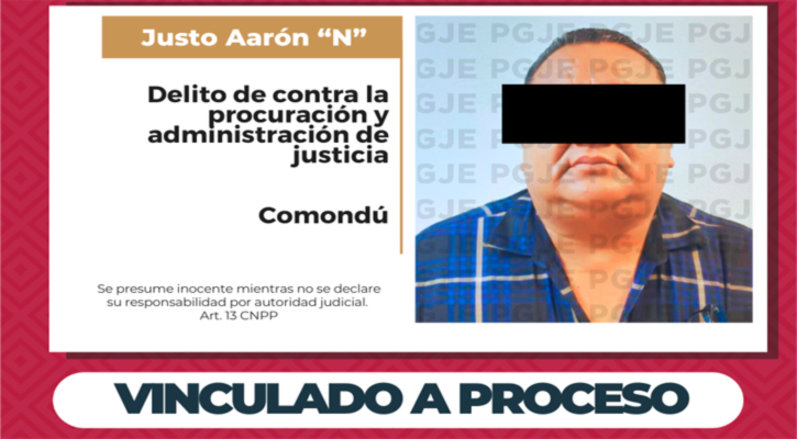Vinculado a proceso por delito contra la procuración y administración de justicia en Comondú