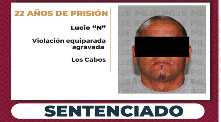 Sentenciado a 22 años de prisión por violación equiparada agravada en SJC