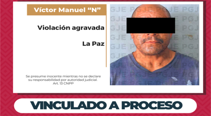 Vinculado a proceso por violación agravada en perjuicio de adolescente en La Paz
