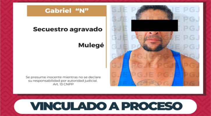 Vinculado a proceso “El Berrendo” por secuestro agravado en Mulegé