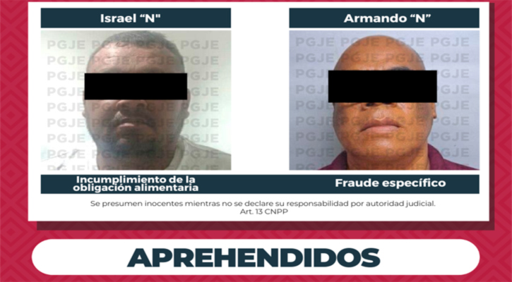 Aprehenden a 2 personas en La Paz y Mulegé