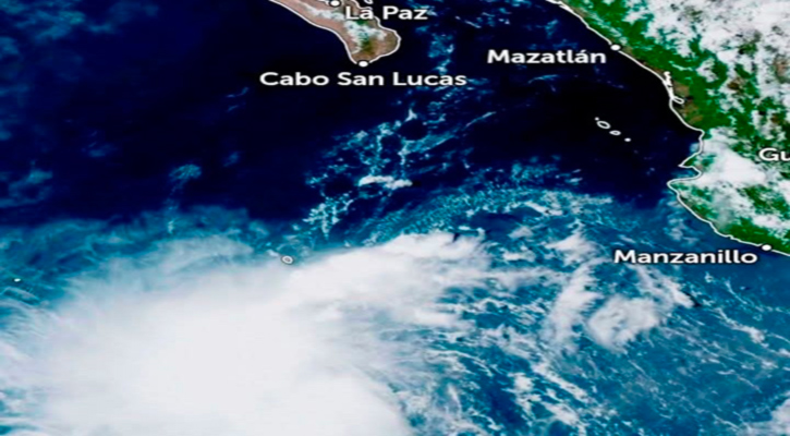 Podría evolucionar la depresión tropical 10-E a tormenta tropical