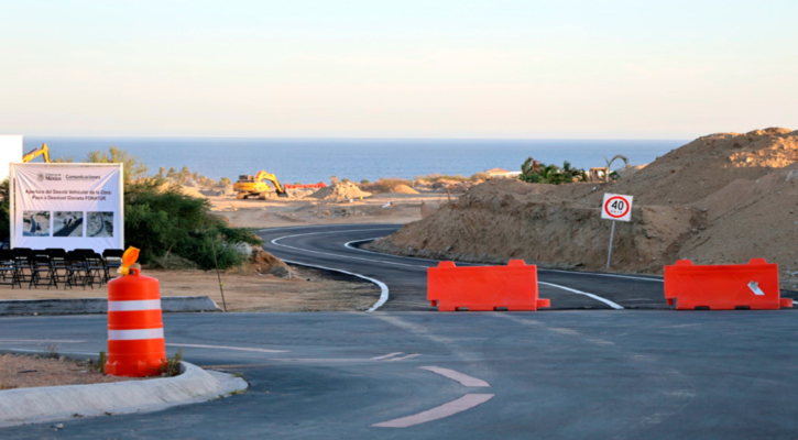 Apertura Christian Agúndez nueva ruta alterna para desahogar tráfico por obras en glorieta de Fonatur