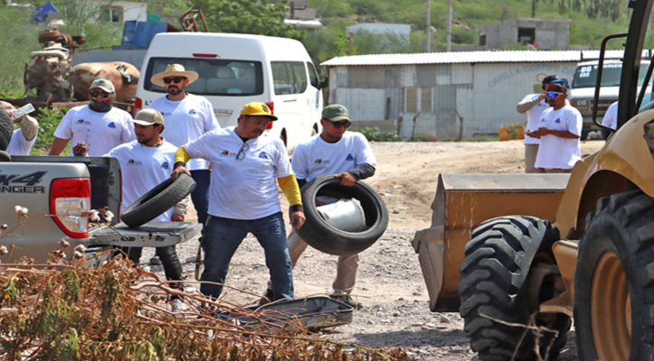 Realiza sector salud jornadas de descacharrización contra el dengue en La Paz