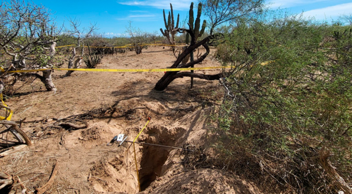 Había 24 osamentas en 15 fosas clandestinas encontradas recientemente en La Paz