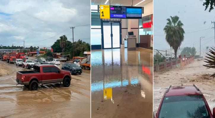 Ahora lluvias causan caos en SJC; se inunda Aeropuerto Internacional