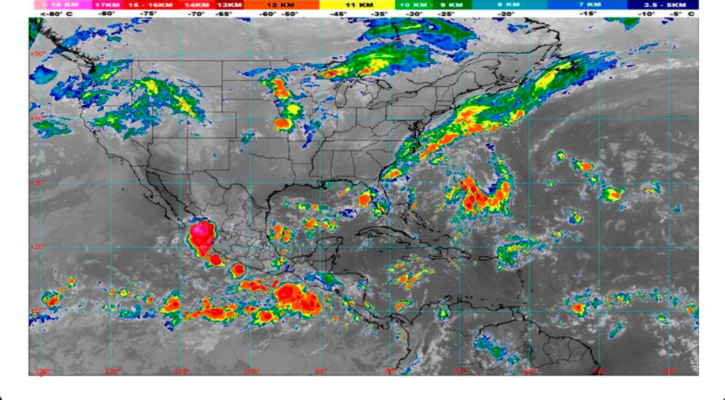Mantiene Protección Civil de Los Cabos vigilancia ante fenómeno meteorológico en el Pacífico