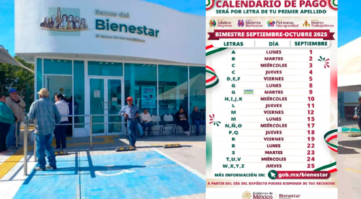 Continúa el pago de pensiones del Bienestar del bimestre septiembre-octubre