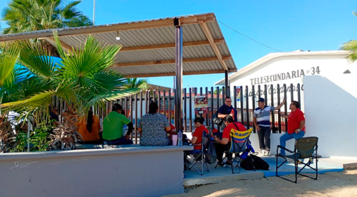 Paran labores las Telesecundarias de BCS; trabajadores piden se homologue monto en horas autorizadas