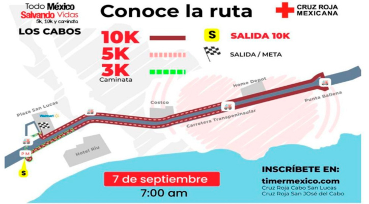 Se realizará la carrera nacional “Todo México Salvando Vidas” el domingo 07 de septiembre en CSL