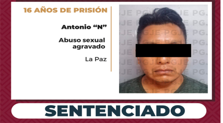 Pasará 16 años en prisión por abuso sexual en agravio de un niño y una niña en La Paz