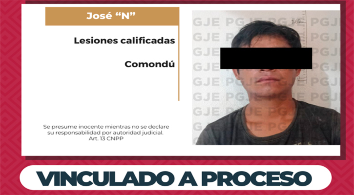 Vinculado a proceso por lesiones calificadas con ventaja y traición en Ciudad Constitución