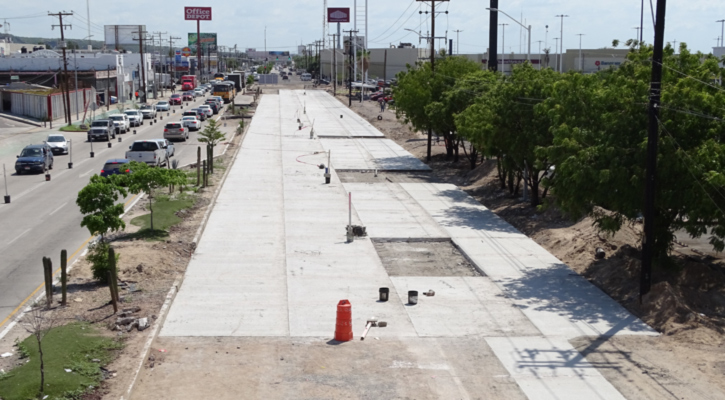 Avanza en un 70% la pavimentación del bulevar Forjadores