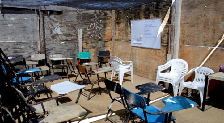 “La educación es una prioridad para la XV Administración”: Christian Agúndez; visitó una escuela comunitaria Conafe de CSL