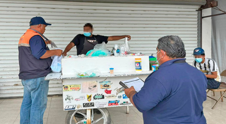 Restablece Coepris la venta de alimentos en la vía pública de CSL