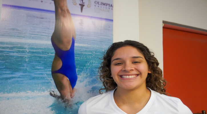 Entrena Aranza Vázquez rumbo a la Copa del Mundo de Clavados