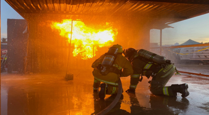 Continúan capacitaciones de alto rendimiento en Campo de Entrenamiento de Bomberos de SJC