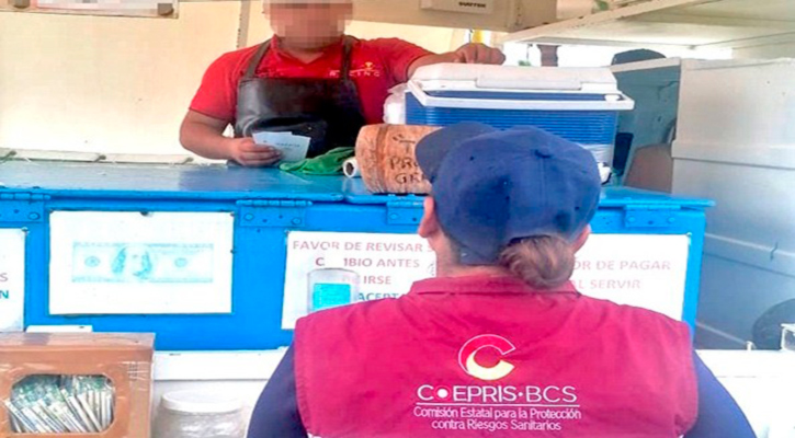 Suspenden temporalmente la venta de alimentos en la vía pública de Los Cabos