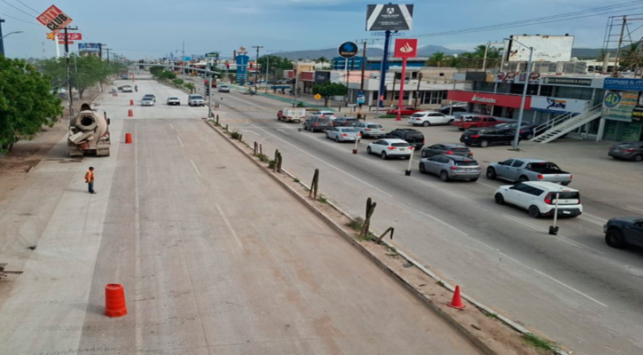 Abre circulación vehicular el gobierno de BCS en el bulevar Forjadores