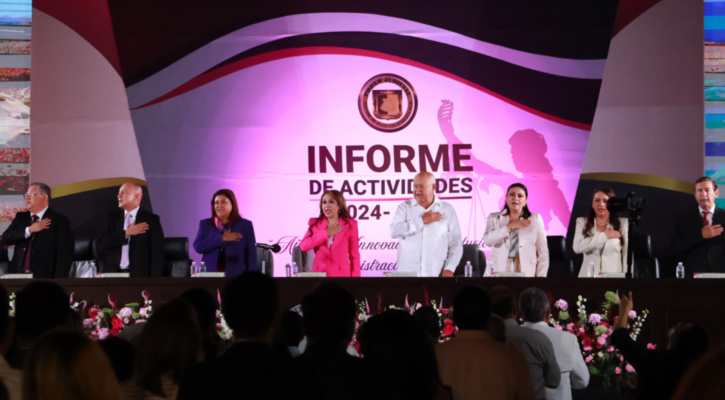 Reconoce Gobernador trabajo en el Poder Judicial; acudió al informe de actividades
