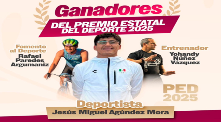 Anuncia gobierno de BCS a ganadores del Premio Estatal del Deporte 2025