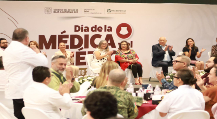 Resalta Gobernador la contribución de médicos al fortalecimiento del sistema de salud en BCS