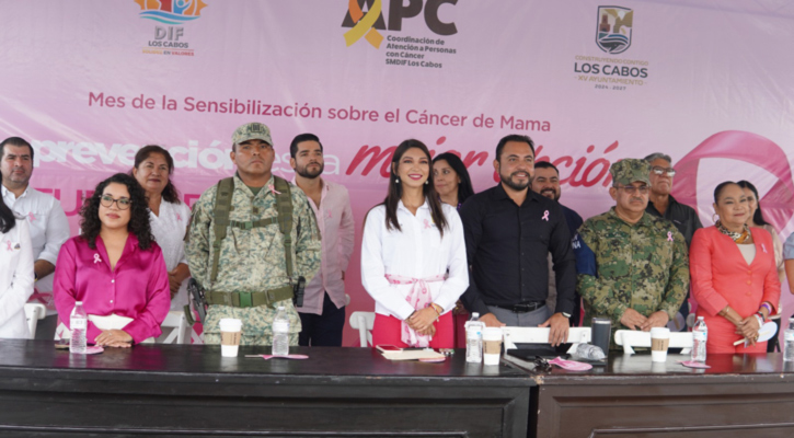 Inician en Los Cabos actividades por el mes de la prevención del cáncer de mama