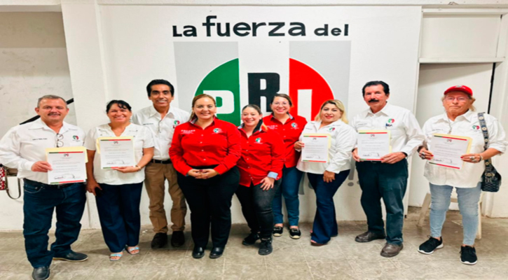 Entrega el PRI nombramientos en Comités Municipales de Comondú, Loreto y Mulegé