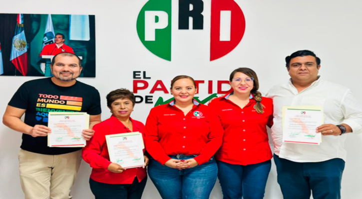 Toman protestan representantes de 3 Secretarías del PRI de BCS Toman protestan representantes de 3 Secretarías del PRI de BCS