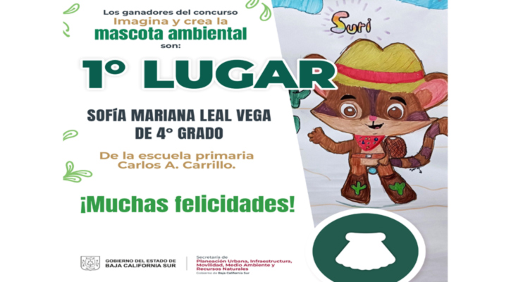 Niñas y niños destacan creatividad en el concurso “Imagina y crea la mascota ambiental”