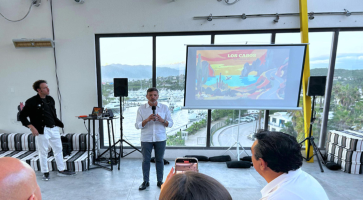 Presentan en Los Cabos obras del proyecto “Viajeros Creando”, iniciativa que fusiona arte, cultura y turismo