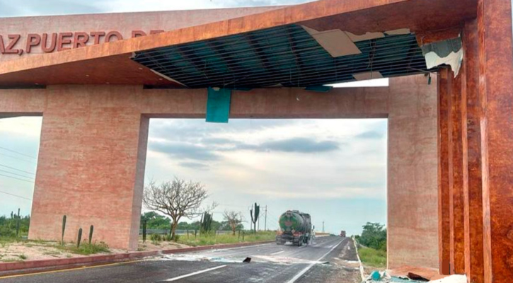 No se robaron los paneles solares de La Puerta de La Paz; se llevaron el cableado y baterías