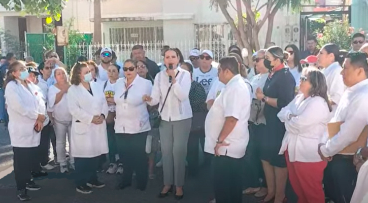 Se manifiesta en SNTSA por ‘congelamiento’ de plazas de IMSS Bienestar y falta de insumos Se manifiesta en SNTSA por ‘congelamiento’ de plazas de IMSS Bienestar y falta de insumos