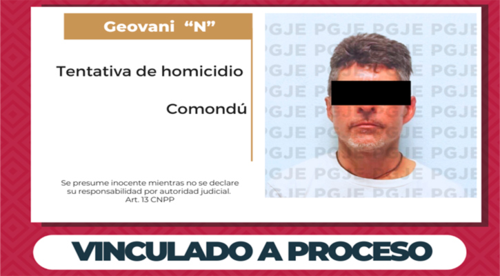 Vinculado a proceso por homicidio doloso en grado de tentativa inacabada en Puerto San Carlos