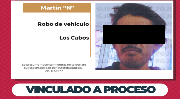 Vinculan a proceso a 2 imputados por robo de vehículo en SJC