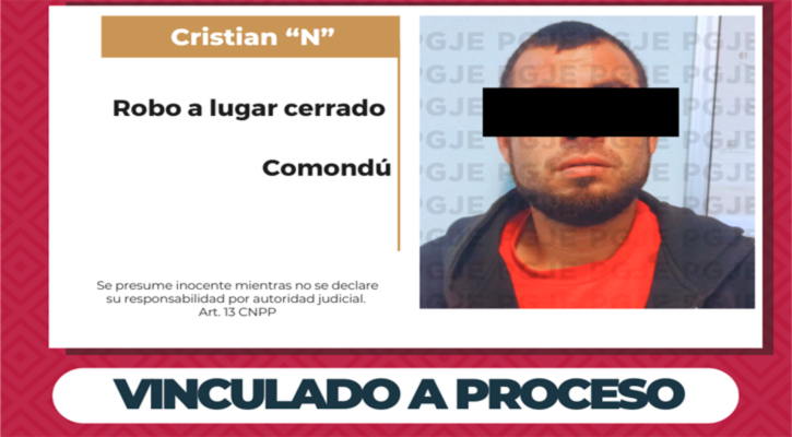 Por robo a lugar cerrado fue vinculado a proceso en Ciudad Constitución