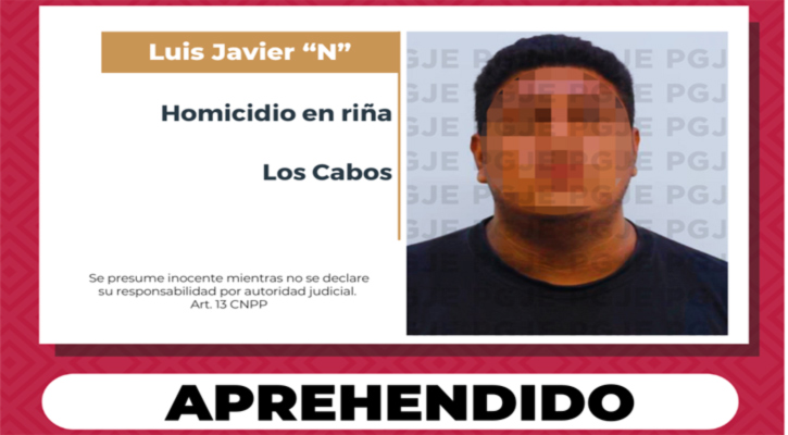 Aprehenden a prófugo de la justicia imputado por homicidio en riña en CSL