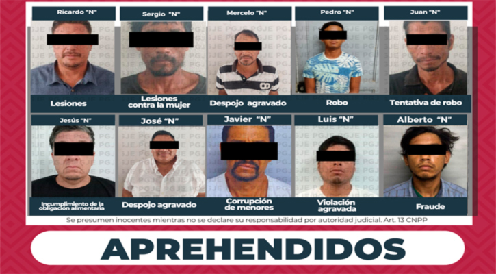 Cumplimentan 11 órdenes de aprehensión en BCS