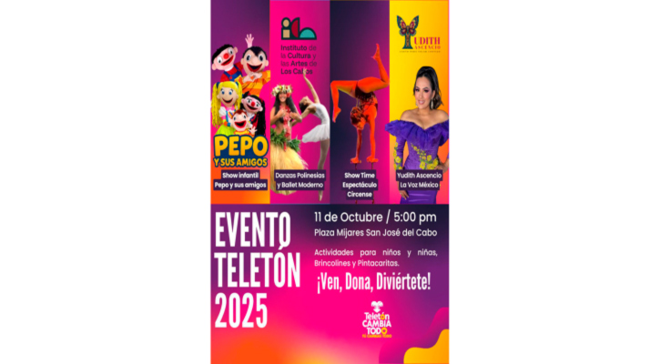 Invita Ayuntamiento de Los Cabos al evento Teletón 2025 en SJC Invita Ayuntamiento de Los Cabos al evento Teletón 2025 en SJC