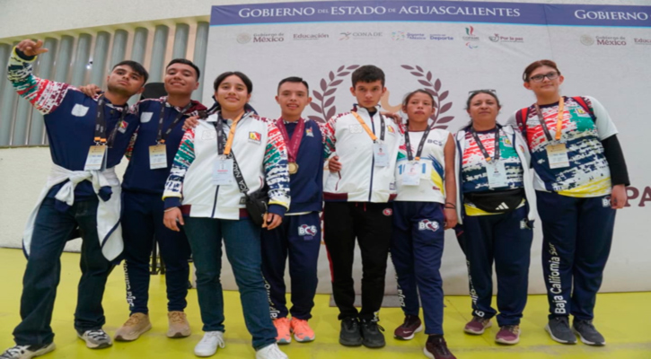 Gana delegación de BCS 15 medallas en Paralimpiada Nacional 2025