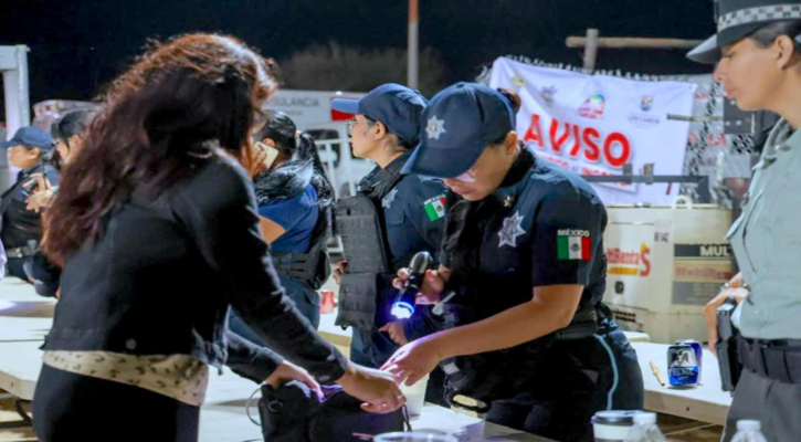 Prevalece el orden y la seguridad pública en las Fiestas Tradicionales de CSL 2025