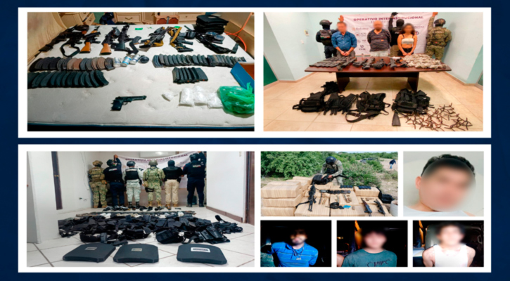 Mesa Estatal de Seguridad informa acciones realizadas del 29 de septiembre al 5 de octubre